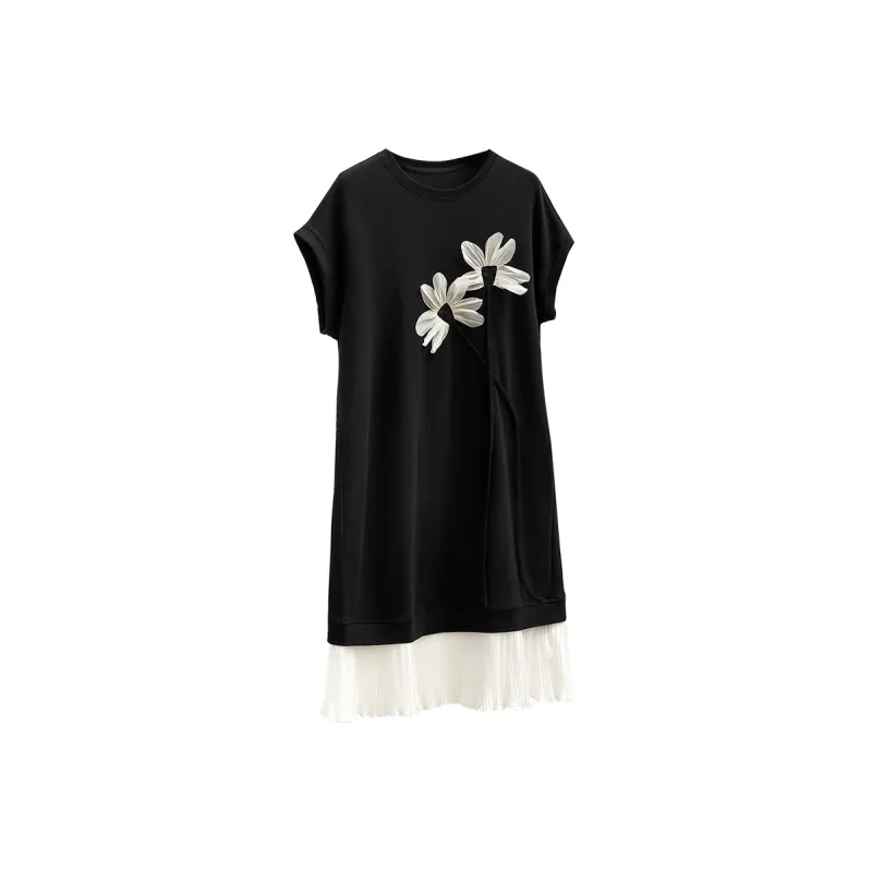 TOUCH Short Sleeved Dresses Women's Black-0