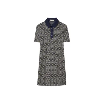 TORY BURCH T-Monogram Polo Dress