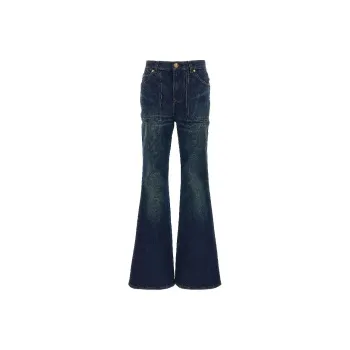 BALMAIN Vintage Flared Denim Jeans 'Blue'