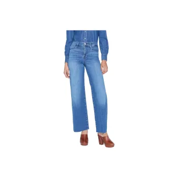 FRAME Wide Leg High Rise Jeans
