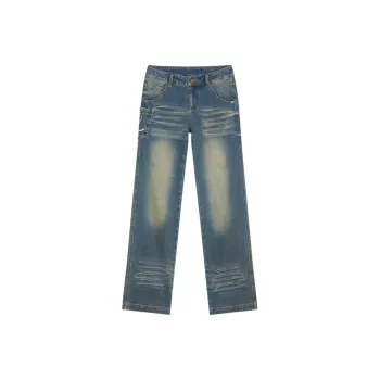RUNTOTHEFUTURE Jeans Women's Vintage Washed Blue
