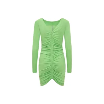GIVENCHY SS23 Long-Sleeved Dresses Women's Green