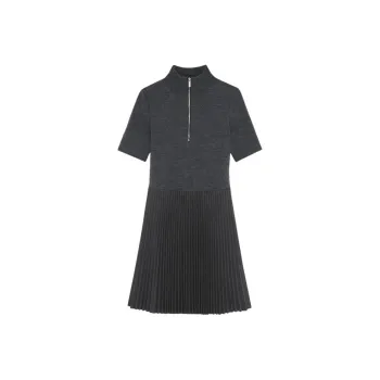 THEORY Short-Sleeved Dresses Women's Greige
