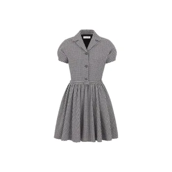 DIOR FW23 Short Sleeved Dress Women's Multicolor