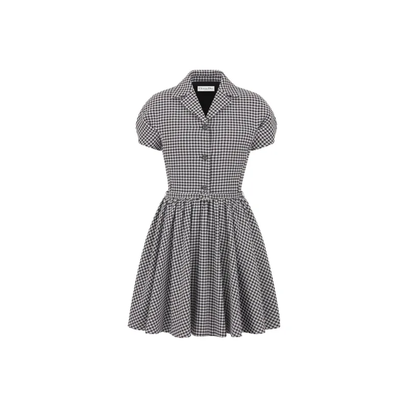 DIOR FW23 Short Sleeved Dress Women's Multicolor-0