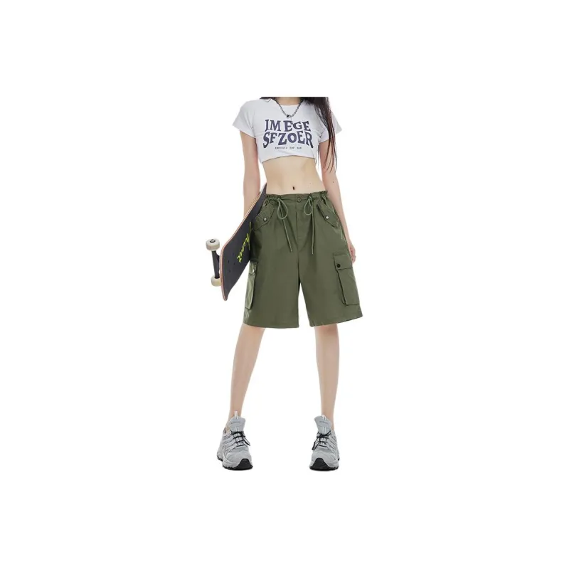 BENGEN Casual Shorts Women's-9