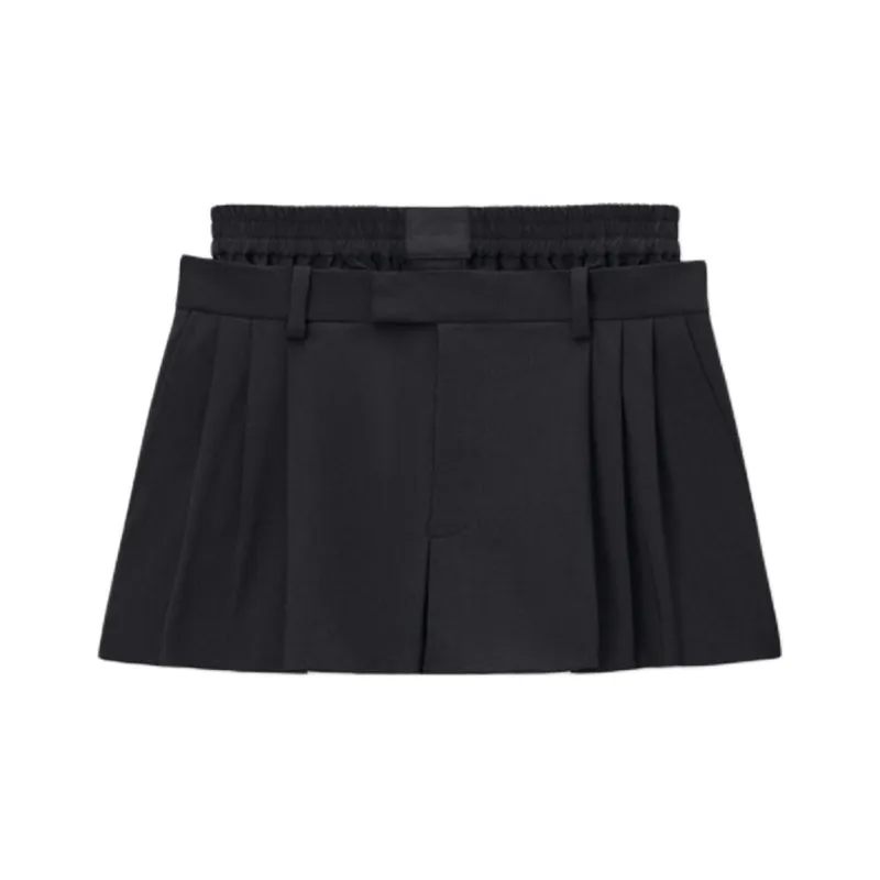 Alexander Wang Pre Styled Pleated Shorts-0