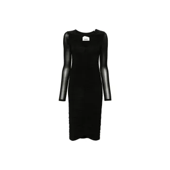 ISABEL MARANT Long Sleeved Ruched Dress
