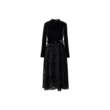 ROEYSHOUSE Long Sleeved Dresses Women's Black