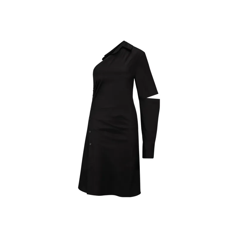 HUGO BOSS Long Sleeved Dresses Women's Black-0