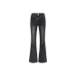 Black Gray Ankle-Length