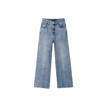 Yu Qianwen Jeans Women's Denim Blue