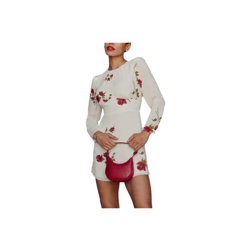 Reformation Long-Sleeved Dresses Women's White-0