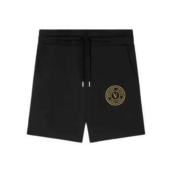 VERSACE JEANS COUTURE Logo Embroidered Shorts