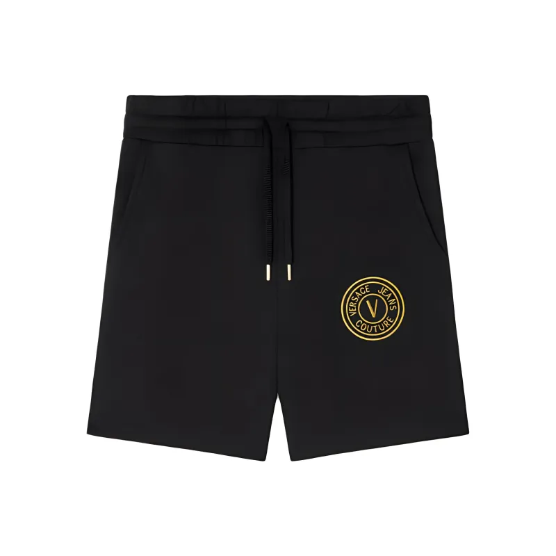 VERSACE JEANS COUTURE Logo Embroidered Shorts-0