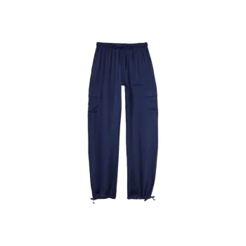 Victoria's Secret PINK Knitted Sports Pants Women's Navy Blue