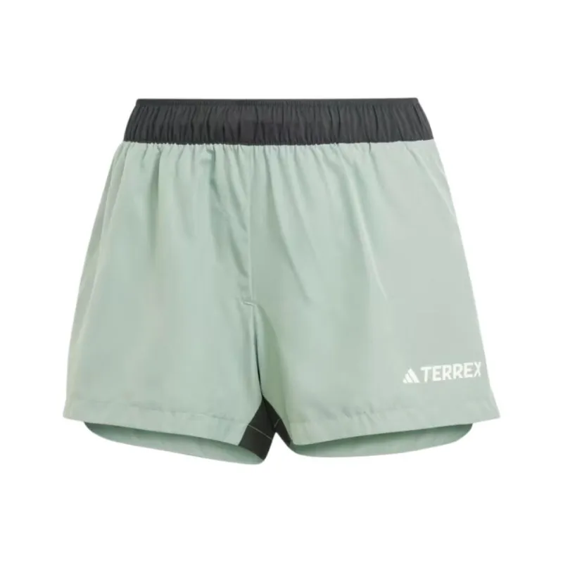 Adidas ULT TERREX MULTI TRAIL RUNNING SHORTS Casual Shorts Women's Green-0