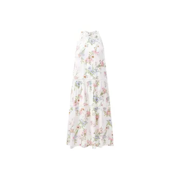 PEACEBIRD x Daria Song Sleeveless Dress Women's Multicolor Pattern