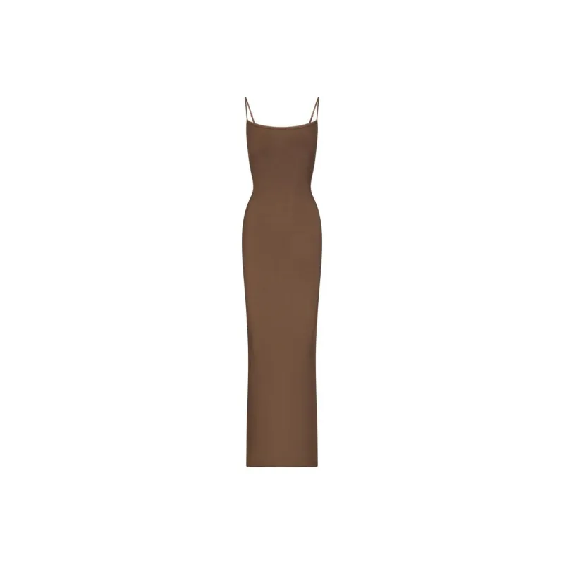 SKIMS Slip Dress Women's OXIDE/Khaki-0