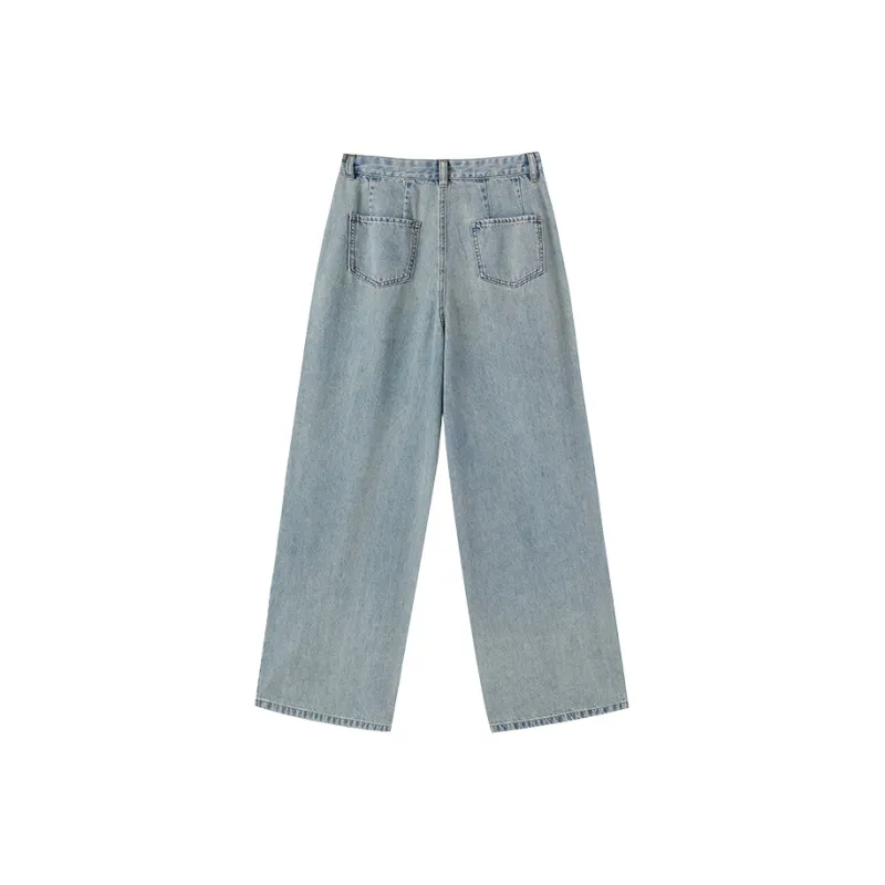 XIANGYING Jeans Women's Blue-1