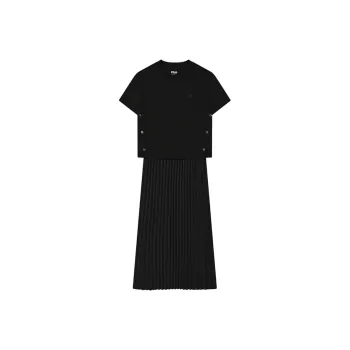 FILA Short Sleeved Dress Women's Jet Black