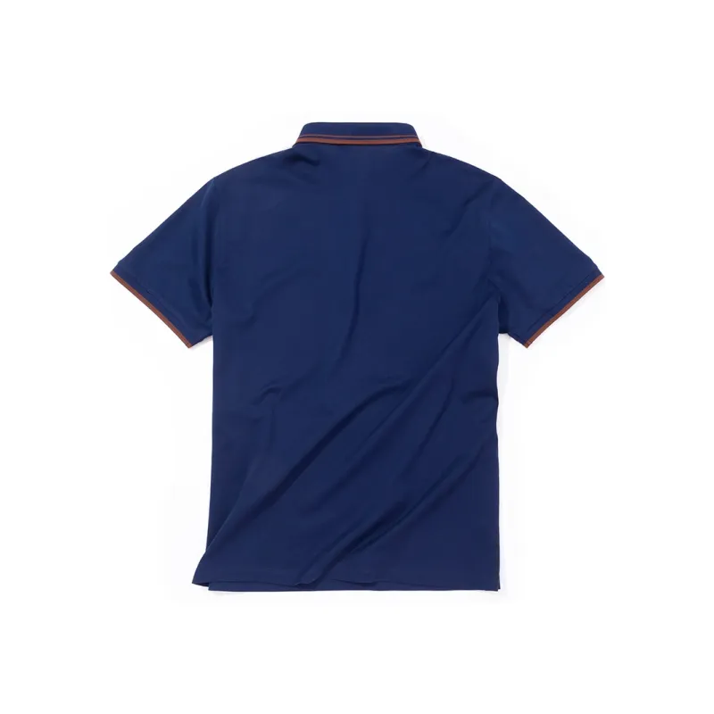 Mr.Bu Polo Shirts Men Deep Sea Blue-1