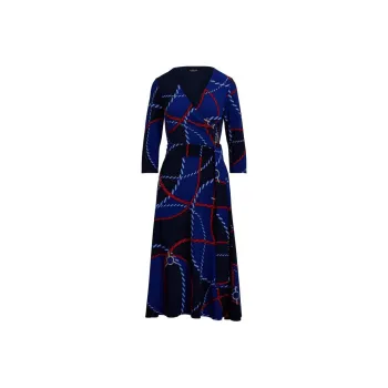 Polo Ralph Lauren Long Sleeved Dress Women's Blue