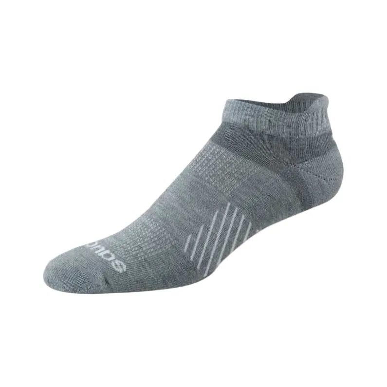 Saucony Inferno Cushion Ankle Socks Unisex 3 Pack Gray-1