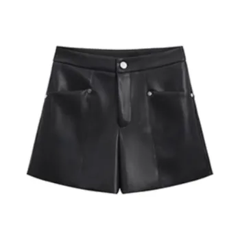 HUASJ Casual Shorts Women's Black