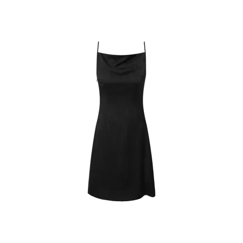 THE SEA LIFE Slip Dress Women's Black Mage