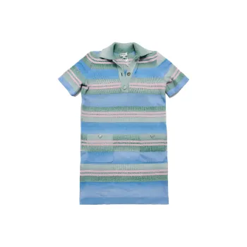 CHANEL SS23 Long Sleeved Dresses Women's Multicolor