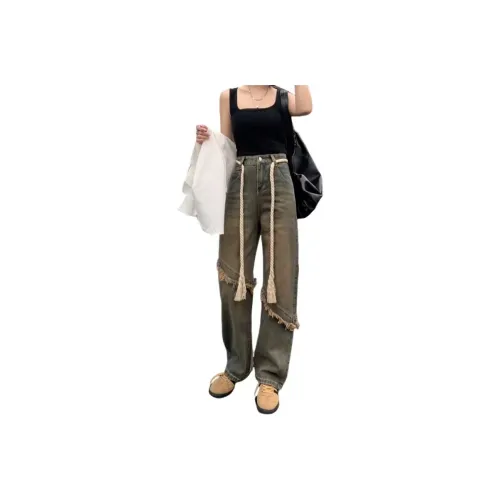 EOEI Jeans Women's Vintage Blue