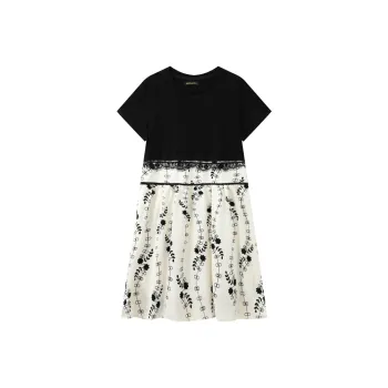 MRR&CO. Short Sleeved Dress Women's Black