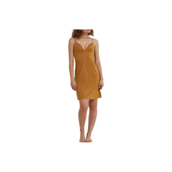 Mame Kurogouchi X UNIQLO Slip Dresses Women's Light Umber