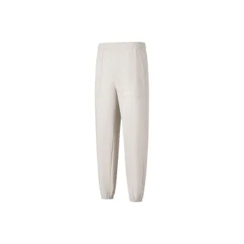 Skechers GODRI SS25 Knitted Sports Pants Women's Bellflower White