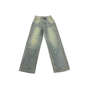 Mu Xiao Xin Jeans Women's Vintage Blue