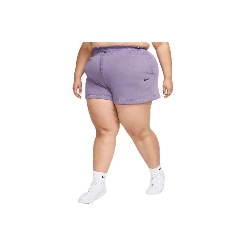 Nike Sportswear Women's High-Waisted Loose Shorts Casual Shorts Women's Purple-0