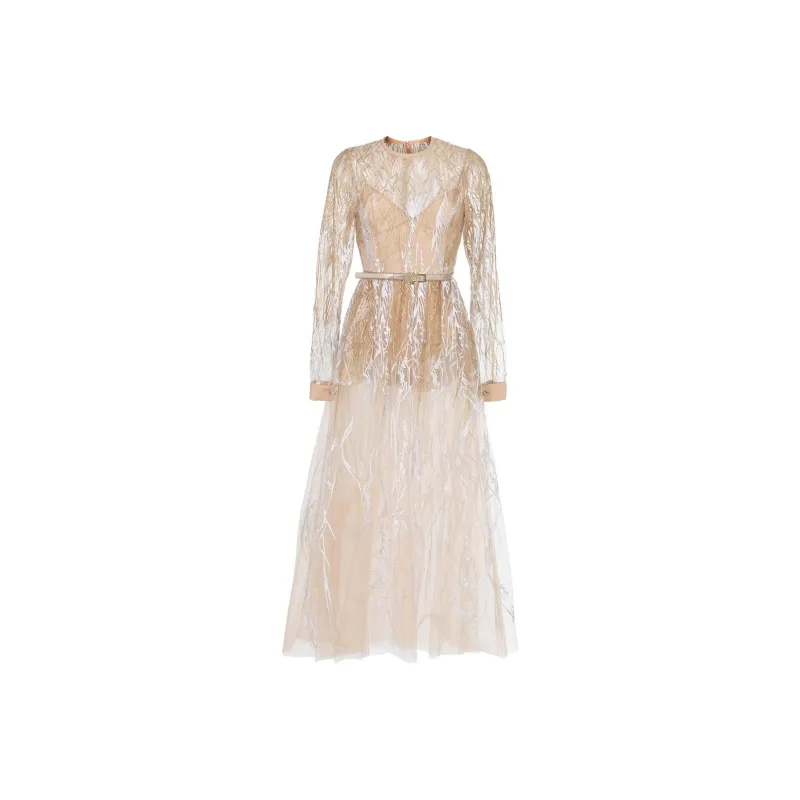 ELIE SAAB Arboreal Midi Gown-0