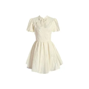 Qingli Wanton Short Sleeved Dresses Women's