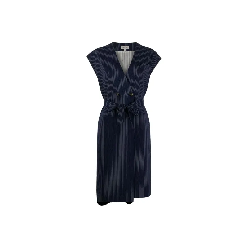 BAUM UND PFERDGARTEN Short Sleeved Dresses Women's Blue-0
