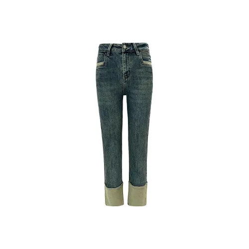 ZNZX Jeans Women's Vintage Blue