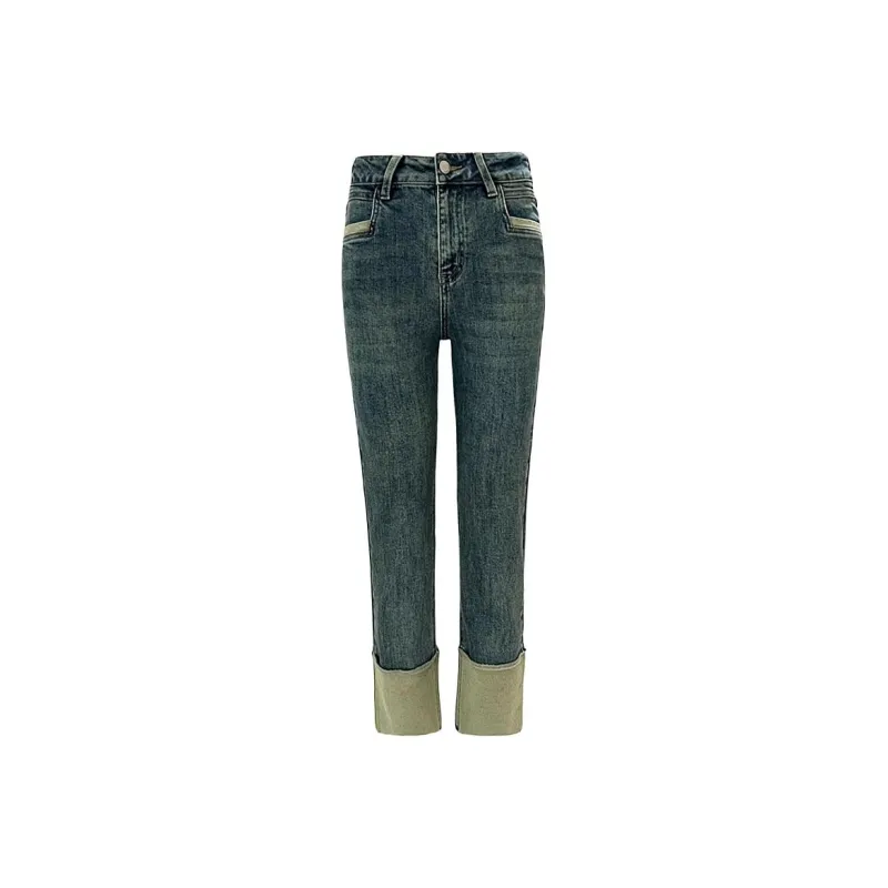 ZNZX Jeans Women's Vintage Blue-0