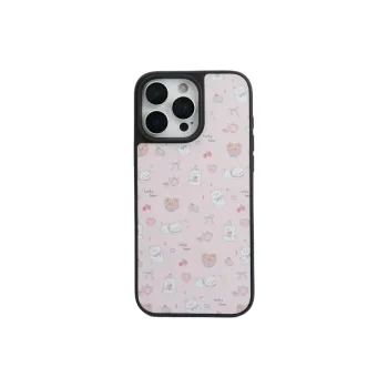 Sopi TPU Material Foundation Full Screen Cake Bear Phone Cases Compatible With IPhone 16/15 Pro Max/Apple 13/14 Pro/Max
