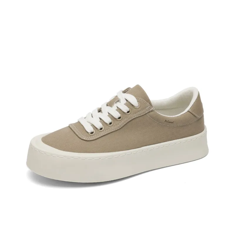 PROTECTCAMEL Anti Slip Wear Resistant Low Top Canvas Shoes Men's-6
