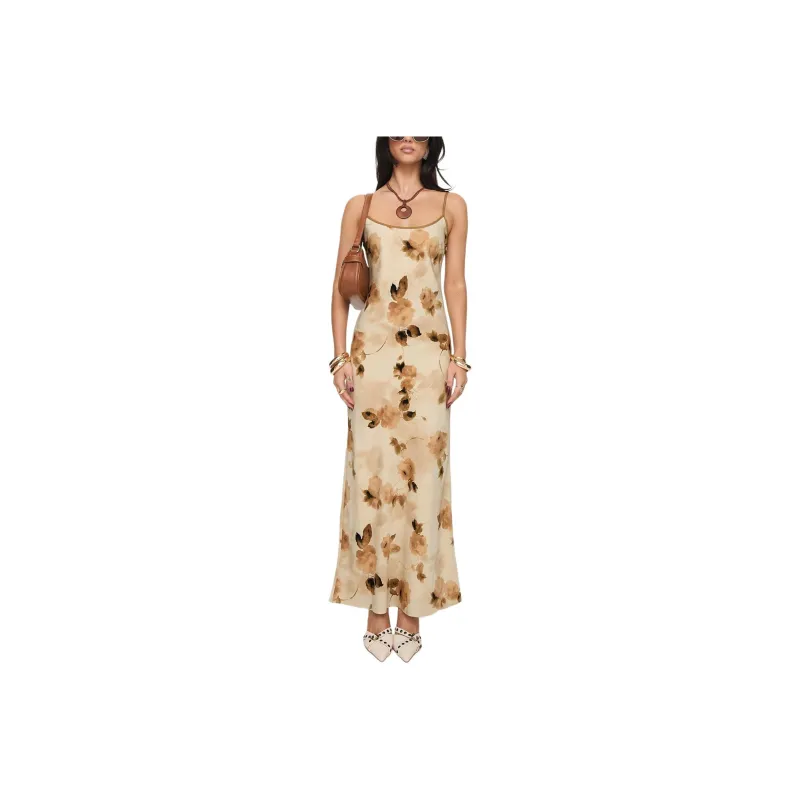 PRINCESS POLLY DUNNE MAXI DRESS Slip Dresses Women's MULTI/Multicolor-0