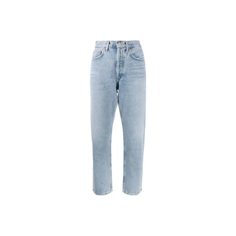 AGOLDE Parker High Waisted Straight Leg Jeans-0