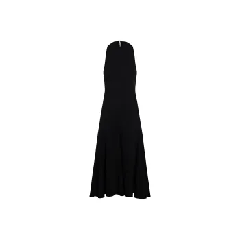 Jacquemus La Robe Favola Flared Halter Dress