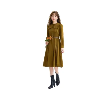 SMEN Long-Sleeved Dresses Women's