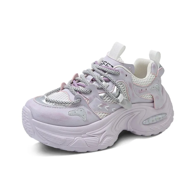 AFJI Abrasion Resistant Low Top Chunky Sneakers Women's-0