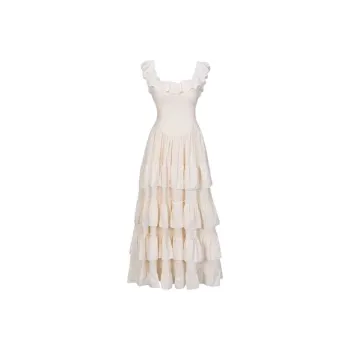 PUREIDOL Short Sleeved Dresses Women's Apricot